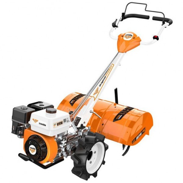 Benzininis kultivatorius Ruris 5900R su papildomais ratais